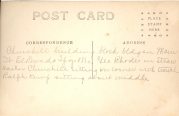 Back of Post Card